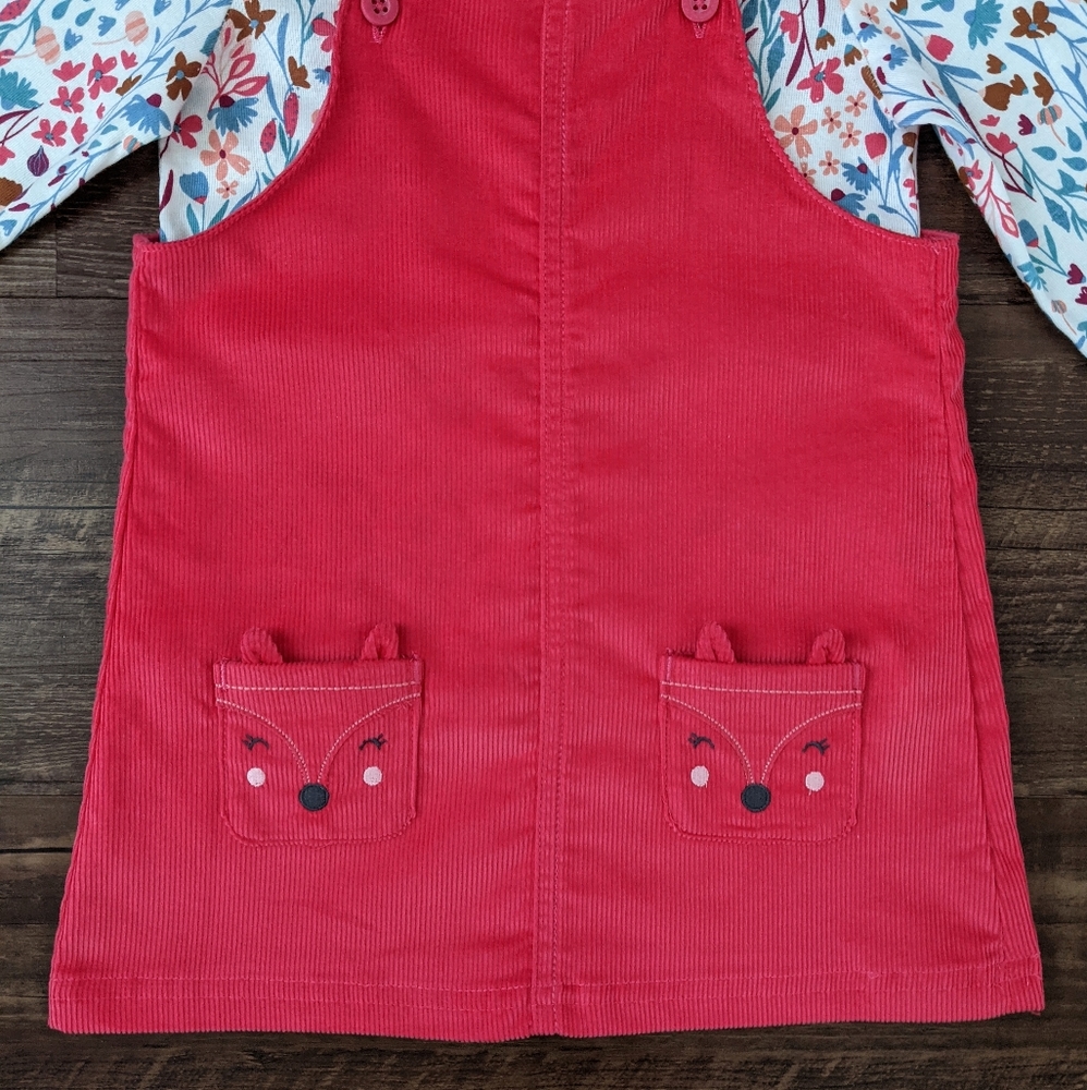 NWT Carter's 3-Piece Jumper Dress Set